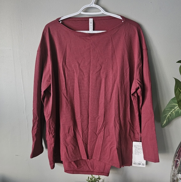 lululemon athletica Tops - Women's Red Lululemon Long Sleeve Top
